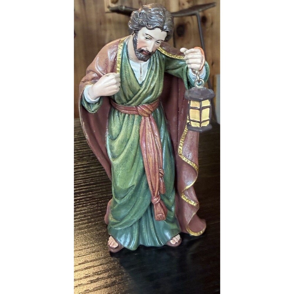 6 Piece Michael Adams Nativity Scene 5" Figures Original Box
